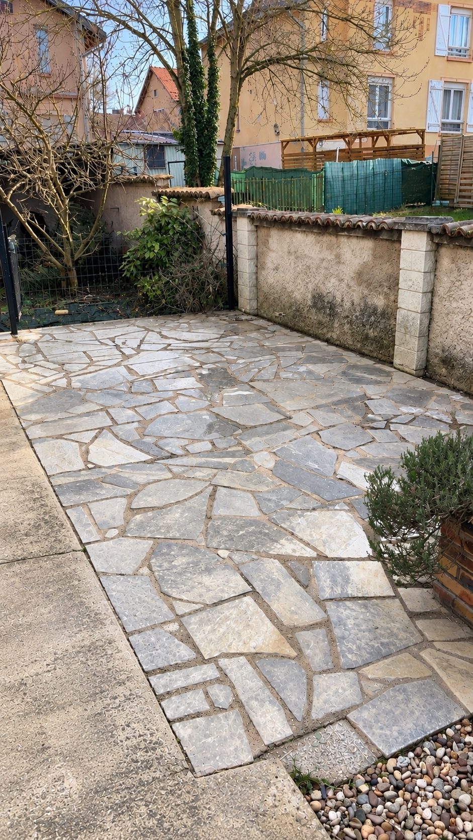 Terrasse après nettoyage